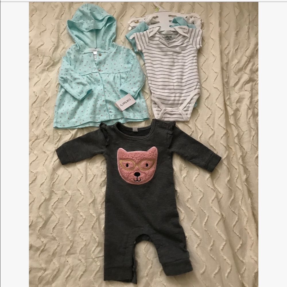 NWT 3 month baby girl sets. 5 pieces